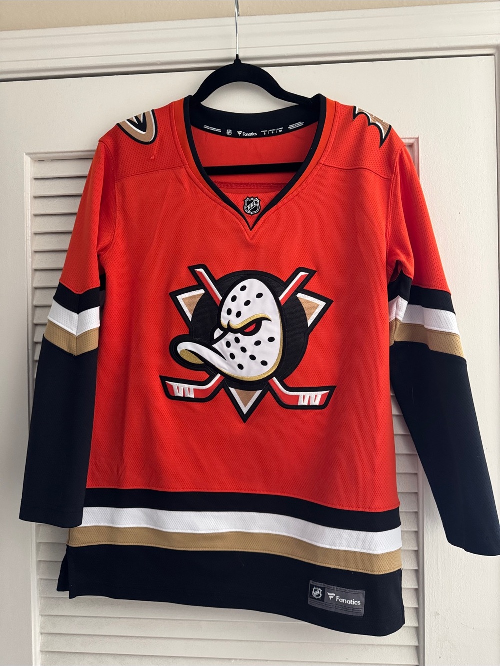 Anaheim Ducks Officially Licensed Jersey- Women’s Cut